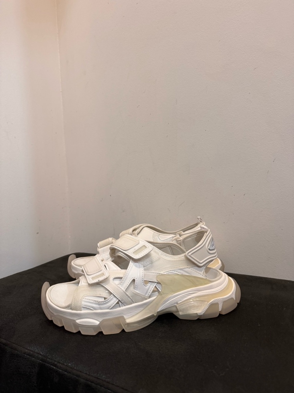 Balenciaga Track Sandals White – Size EU 40 / US 10 – Excellent Condition